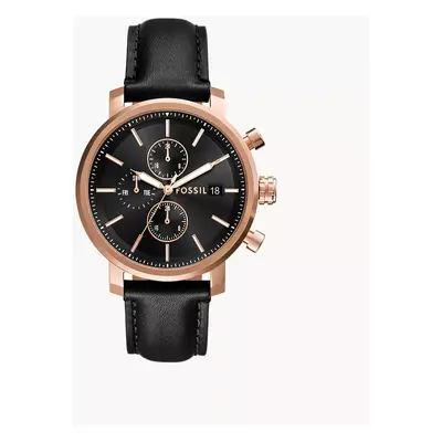 Fossil Outlet Uhr Rhett Multifunktionswerk Leder schwarz