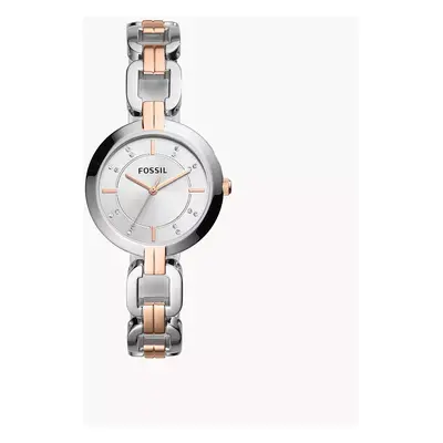 Fossil Outlet Damenuhr Kerrigan Edelstahl Roségold Silber