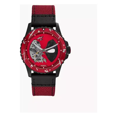 Fossil Uhr Marvel x Fossil DEADPOOL Automatikwerk Limited Edition