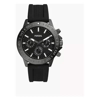 Fossil Outlet Uhr Bannon Multifunktionswerk Silikon schwarz