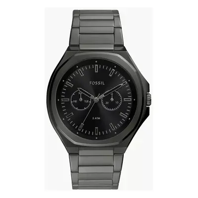 Fossil Outlet Uhr Evanston Multifunktionswerk Edelstahl anthrazit