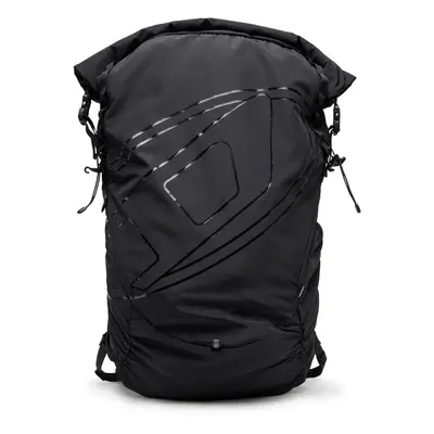 Diesel - Drape-Rolltop-Rucksack aus Nylon - Rucksäcke - Herren - Schwarz