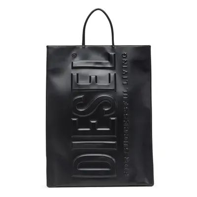 Diesel - Dsl 3D L-Große Tote-Tasche aus PU mit Logo-Prägung - Shoppers - Herren - Schwarz