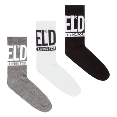 Diesel - Socken im Dreierpack mit Diesel-Logo - Strümpfe - Herren - Bunt