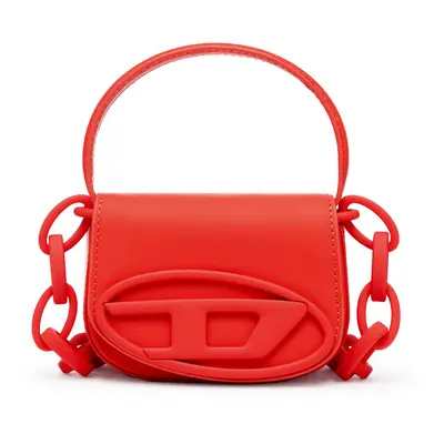 Diesel - 1DR Xs-Ikonische Mini-Tasche aus mattem Leder - Schultertaschen - Damen - Rot