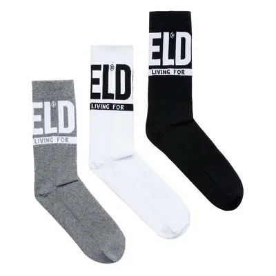 Diesel - Socken im Dreierpack mit Diesel-Motiv - Strümpfe - Herren - Grau