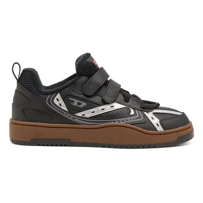 Diesel - S-Ukiyo-Sneakers aus Leder mit Riemen - Sneakers - Herren - Schwarz