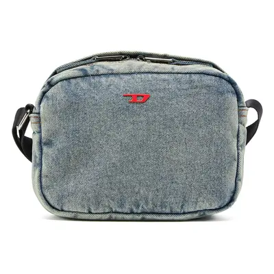 Diesel - Rave-Camera Bag aus solarisiertem Denim - Schultertaschen - Herren - Blau