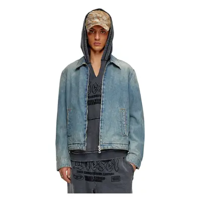 Diesel - Blouson-Jacke aus Denim - Denim jacken - Herren - Blau