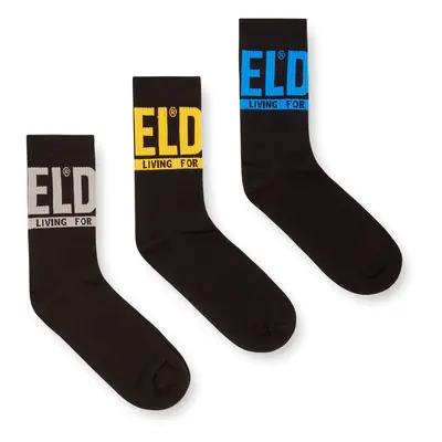 Diesel - Socken mit Logo-Bündchen im Dreierpack - Strümpfe - Herren - Bunt