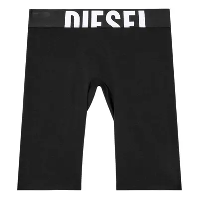 Diesel - Kurze Hose mit Cut-off-Logo - Hosen - Damen - Schwarz