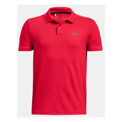 Under Armour Matchplay Poloshirt für Jungen Rot / Schwarz YLG (149 - 160 cm)