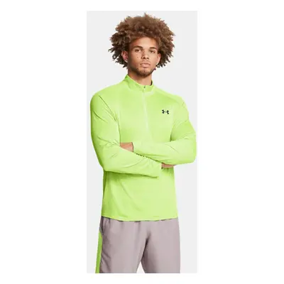 Under Armour Tech™ Strukturiertes Oberteil mit ½-Zip für Herren Morph Grün / Schwarz XL