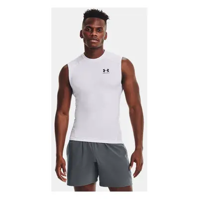 HeatGear® Ärmelloses Shirt für Herren Weiß / Schwarz 3XL
