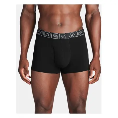 Under Armour Performance Cotton Boxerjock® 8 cm im 3er-Pack für Männer Schwarz / Schwarz / Stahl