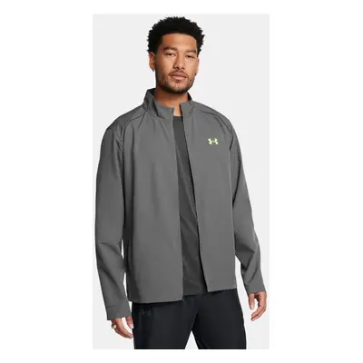 Under Armour Launch Laufjacke für Herren Castlerock / Jet Grau / Reflektierend XL