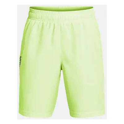 Under Armour Tech™ gewebte Shorts mit Schriftzug für Jungen Morph Grün / Schwarz YSM (127 - 137 