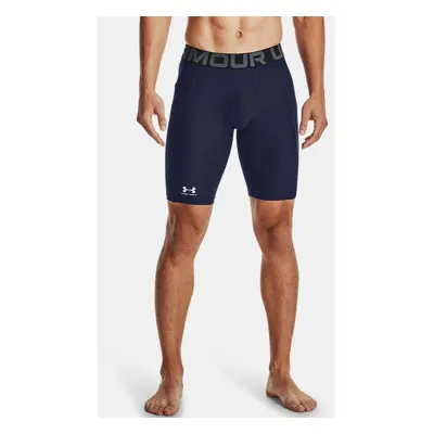 Herren HeatGear® Armour Long Shorts mit Tasche Midnight Blaue Marine / Weiß L