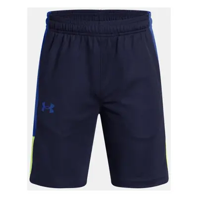 Under Armour Zone Shorts (18 cm) für Jungen Midnight Blaue Marine / Morph Grün / Tech Blau YMD (