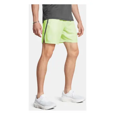 Under Armour Launch Shorts für Herren (18 cm) Morph Grün / Castlerock / Reflektierend S