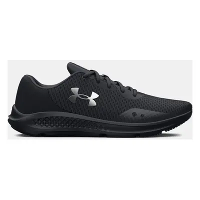 Damen Under Armour Charged Pursuit 3 Laufschuhe Schwarz / Schwarz / Metallisch Silber 38