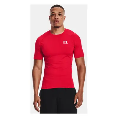 HeatGear® Kurzarm-Oberteil für Herren Rot / Weiß L