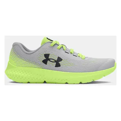 Pre-School Under Armour Rogue 4 AL Laufschuhe für Jungen Mod Grau / Morph Grün / Schwarz 35