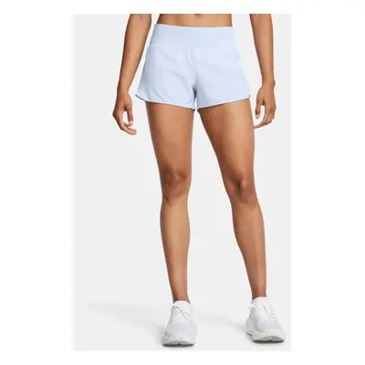 Under Armour Launch Pro Shorts (8 cm) für Damen Nimbus Blau / Reflektierend M