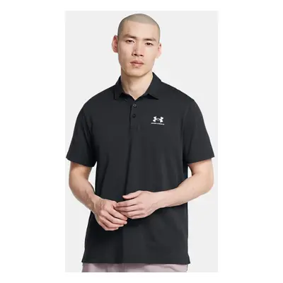 Under Armour Icon Poloshirt für Herren Schwarz / Weiß 3XL