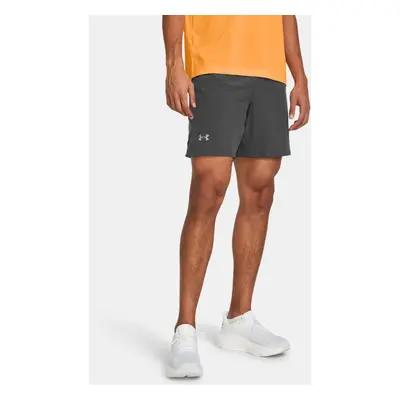 Under Armour Launch Elite Shorts für Herren (18 cm) Castlerock / Castlerock / Reflektierend 3XL