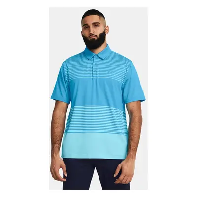 Under Armour Playoff 3.0 Stripe Poloshirt für Herren Capri / Sky Blau / Capri XXL