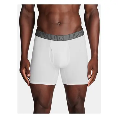 Under Armour Performance Cotton Boxerjock® 15 cm im 3er-Pack für Herren Weiß / Weiß / Stahl XXL