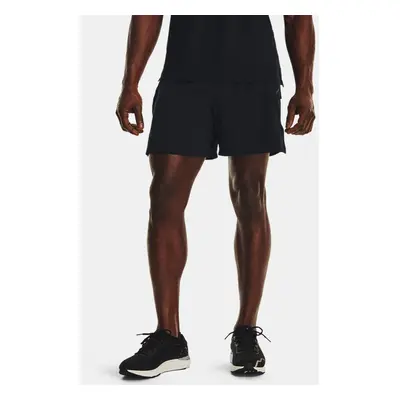 Herren Under Armour Launch Pro Shorts (12,7 cm) Schwarz / Schwarz / Reflektierend 3XL