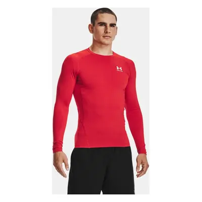 HeatGear® Langarm-Oberteil für Herren Rot / Weiß 3XL