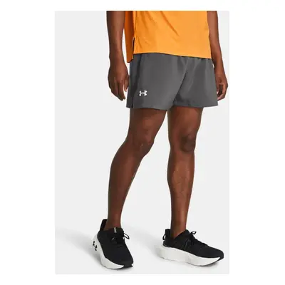 Under Armour Launch Shorts für Herren (12,7 cm) Castlerock / Castlerock / Reflektierend 3XL