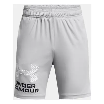 Under Armour Tech™ Shorts mit Logo für Jungen Mod Grau / Weiß YLG (149 - 160 cm)