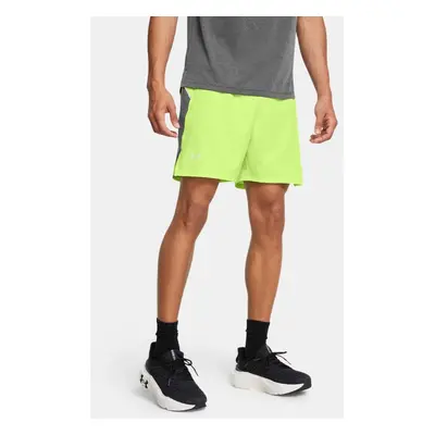 Under Armour Launch Elite Shorts für Herren (18 cm) Morph Grün / Castlerock / Reflektierend XXL