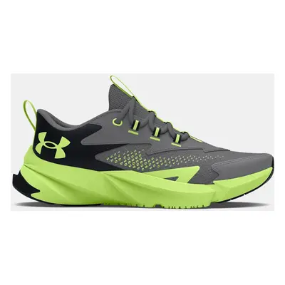 Grade School Under Armour Scramjet 6 Laufschuhe für Jungen Titan Grau / Schwarz / Morph Grün 36.