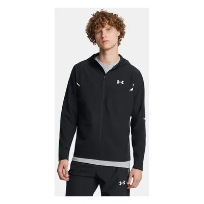 Under Armour Vanish Gewebte Utility-Jacke für Herren Schwarz / Schwarz / Reflektierend L