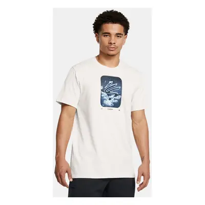 Curry Trend Heavyweight T-Shirt für Herren Weiß Clay / Schwarz L
