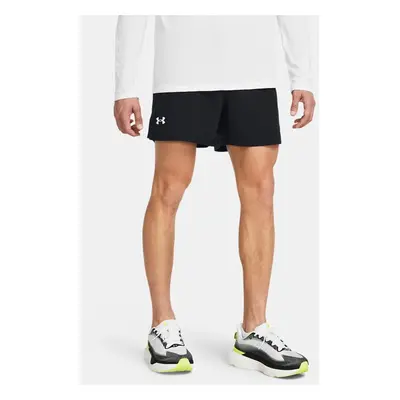 Under Armour Launch Shorts für Herren (12,7 cm) Schwarz / Schwarz / Reflektierend L