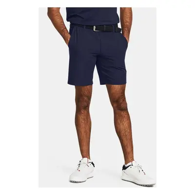 Shorts Under Armour Drive, konische Passform für Herren Midnight Blaue Marine / Halo Grau 30