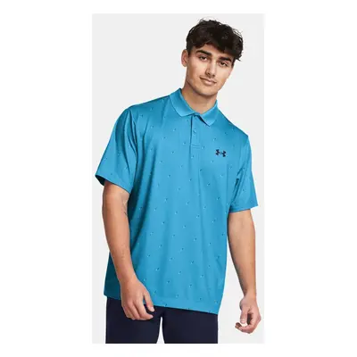 Under Armour Matchplay Poloshirt mit Aufdruck für Herren Capri / Schwarz XXL