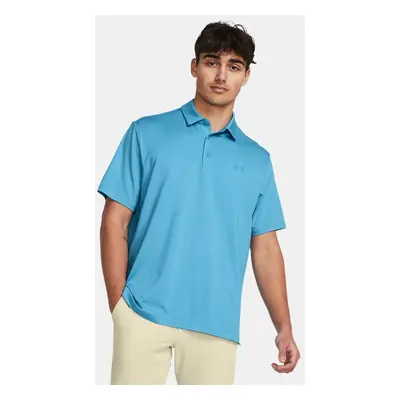 Under Armour Playoff 3.0 Stripe Poloshirt für Herren Capri / Sky Blau / Capri L