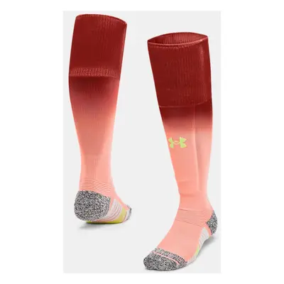 Unisex Under Armour Magnetico Kniestrümpfe mit Tasche Flare Orange / Earthen Orange / Morph Grün