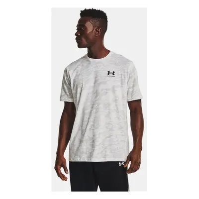 Herren Under Armour ABC Camo Kurzarm-Oberteil Weiß / Schwarz L