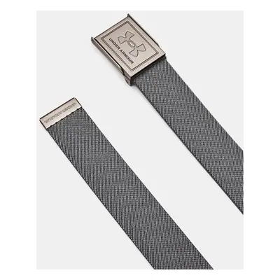 Under Armour Drive Stoffgürtel aus Stretchstoff für Herren Castlerock / Schwarz / Silber Einheit