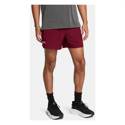 Under Armour Launch Shorts für Herren (12,7 cm) Cardinal / Cardinal / Reflektierend L