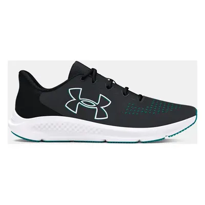 Under Armour Charged Pursuit 3 Big Logo Laufschuhe für Herren Anthracite / Schwarz / Weiß 44