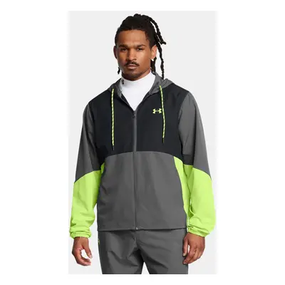 Under Armour Legacy Windbreaker Jacke für Herren Castlerock / Morph Grün XL